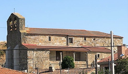Fachada principal de la Iglesia de Tamame